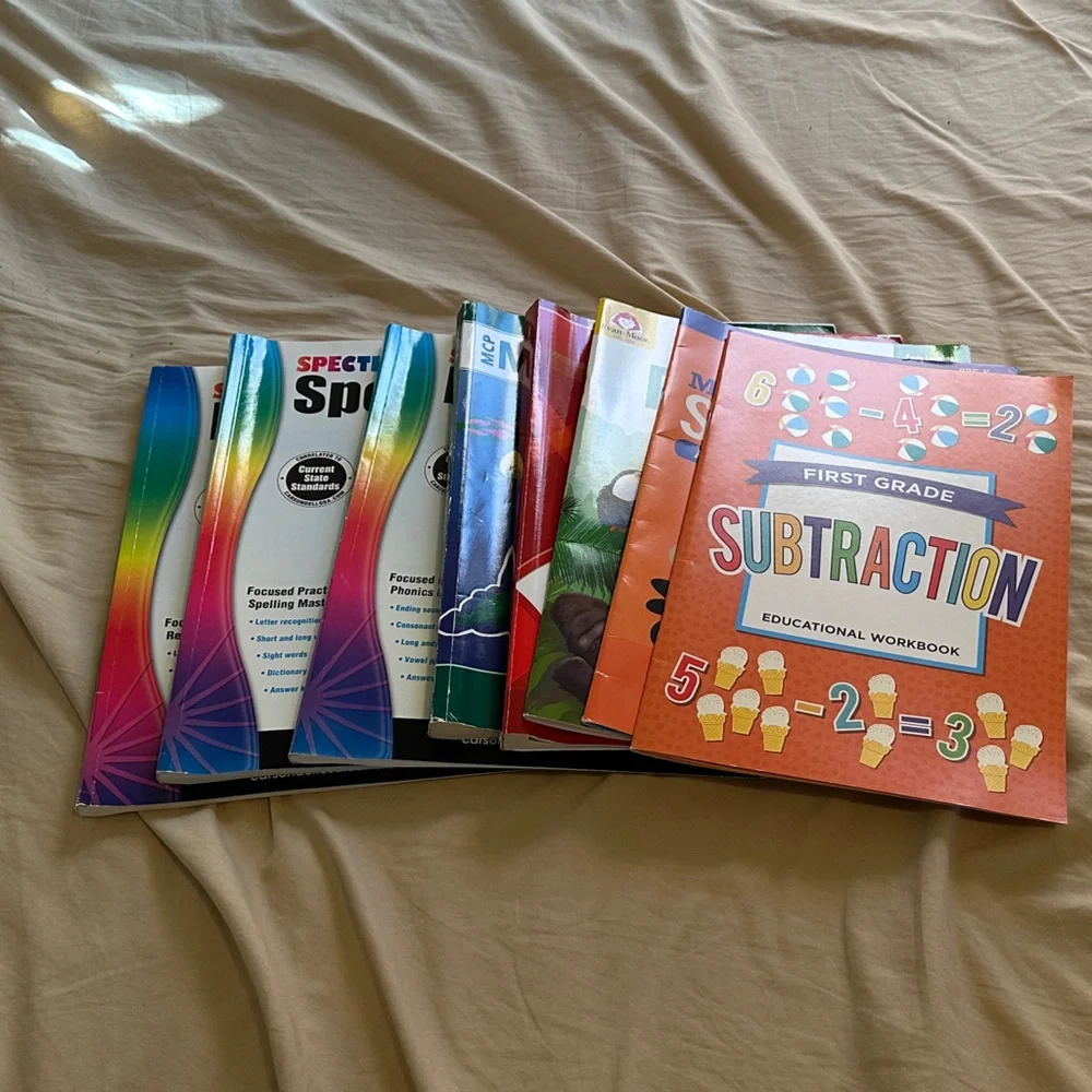 First Grade Subtraction Educational Workbook - Picture 1 of 11
